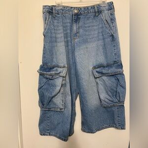 Blue Denim Jean Shorts